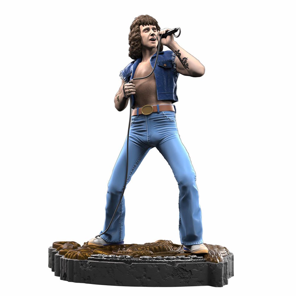 AC/DC エーシーディーシー (Back in Black 45周年 ) - Bon Scott Rock Iconz Statue / 世界限定3000体 / スタチュー - PGS